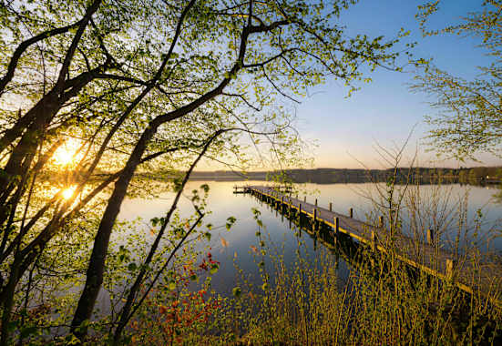 Wörthsee bei München in Bayern