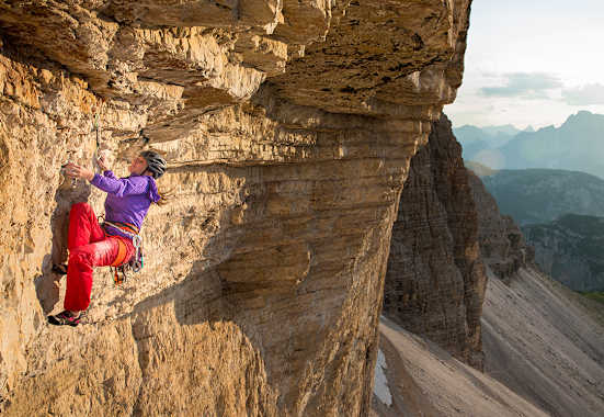 Barbara Zangerl in der Bellavista, Westliche Zinne
