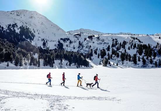Eine Schneeschuhwanderung zum Zirbitzkogel. 