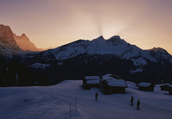 Sonnenuntergang am Hasliberg