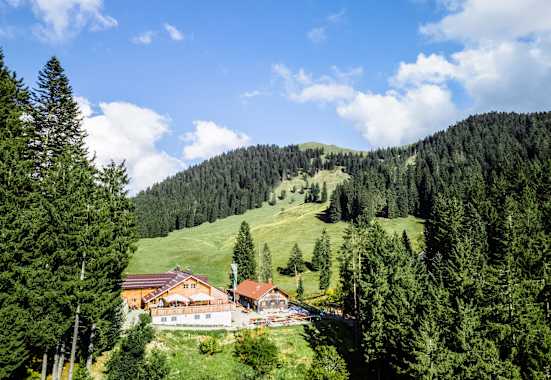 Blick in die Bayrischen Voralpen