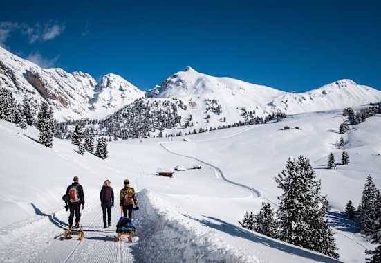 Am Weg zur Schlüterhütte - rechts oben.