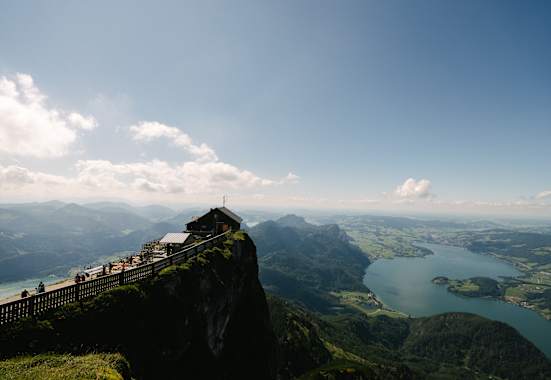Die Schutzhütte Himmelspforte am Schafberg