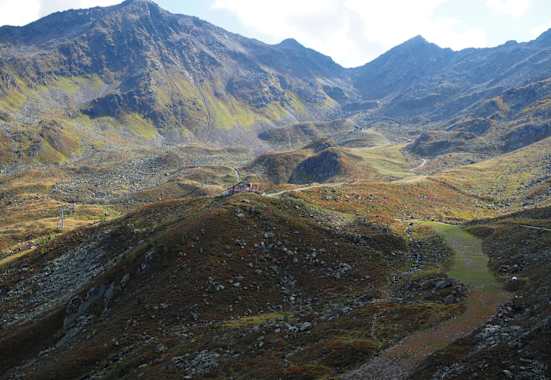 Die Ascherhütte schon in Sicht.