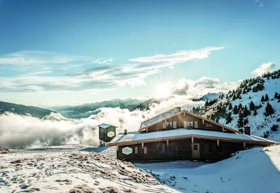 Über den Wolken - Sonnenaufgang beim Berggasthof Resterhöhe