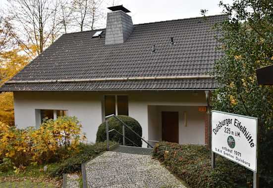 Eingangsbereich der Duisburger Eifelhütte