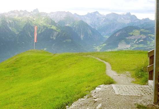 Aussicht von der Frassenhütte