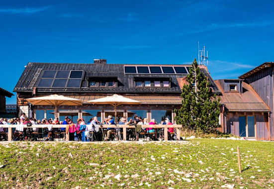 Auf der Hochrieshütte ist immer etwas los.