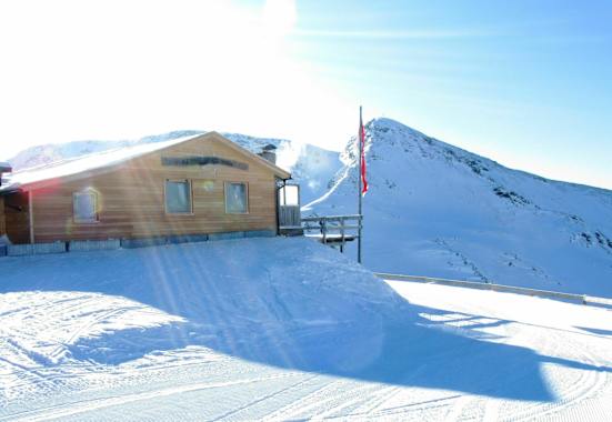Kesselberghütte im Skigebiet Meran 2000