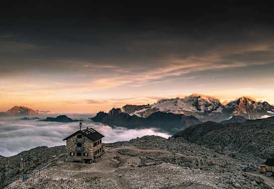 Kostnerhütte am Vallon