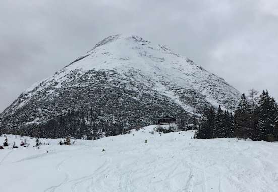 Blick zur Rauthhütte und Hohen Munde