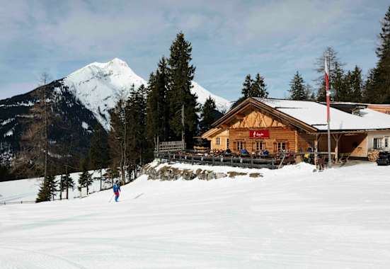 Die Gamsalm wird auch im Winter gerne besucht.