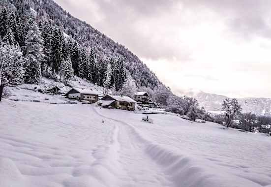 Gasthaus Longfall im Winter
