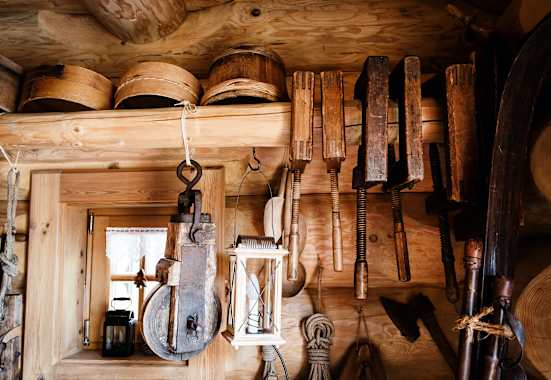 Das urige Innere des Aar-Wirtes.