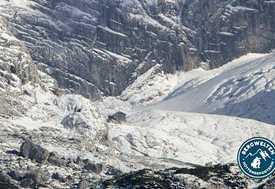 Blick auf die Adamekhütte