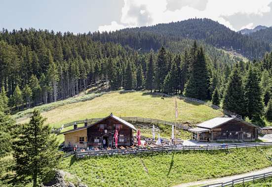 Die urige Aldranser Alm