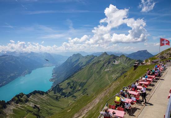 Ausblick vom Berghaus Rothorn