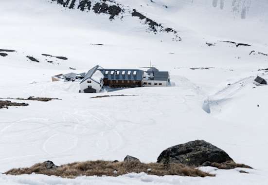Blick auf die Wiesbadener Hütte
