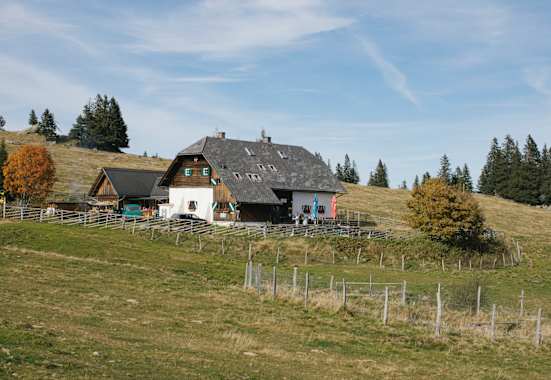 Die Brendlhütte auf 1.566 m