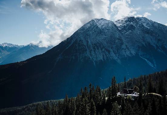 Aussicht von der Wettersteinhütte
