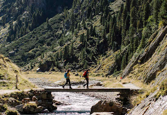 Auf dem Weg zur Sulzenau Alm