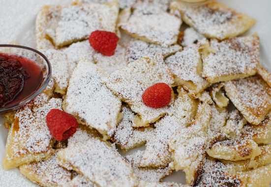Kaiserschmarren auf der Seurasas Hütte