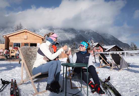 Einkehr bei der j'auszeit Hütte in der Leutasch