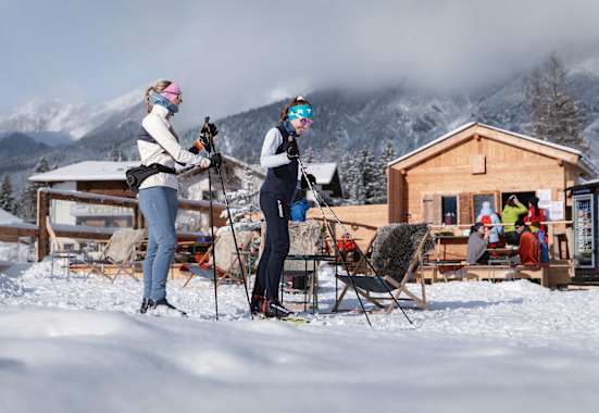 Einkehr bei der j'auszeit Hütte in der Leutasch