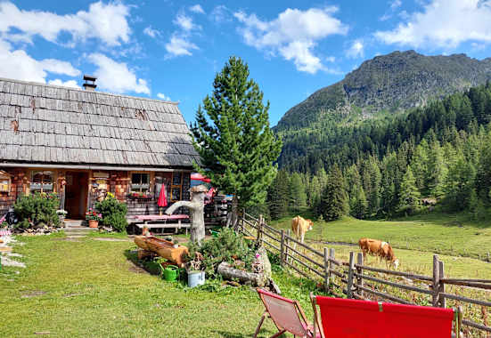 Die Tonimörtlhhütte wir in den Sommermonaten bewirtschaftet.
