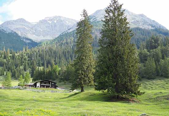 Die Gaistalalm im Gaistal bei Leutasch