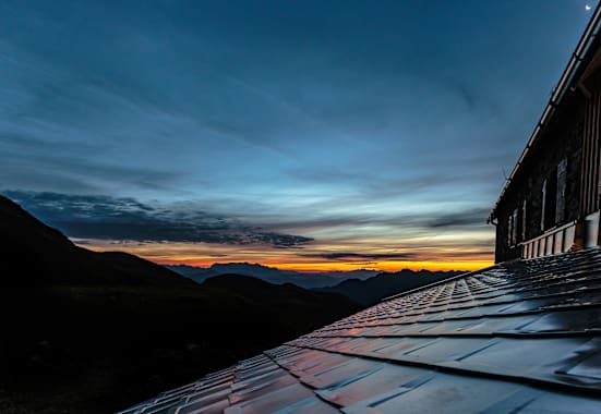 Abendstimmung auf der Gleiwitzer Hütte