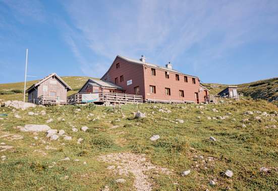 Das Graf-Meran-Haus auf 1.836m Höhe