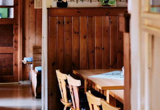 Die Stube des Ebenseer Hochkogelhauses