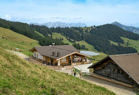 Die Holzalm in den Kitzbüheler Alpen