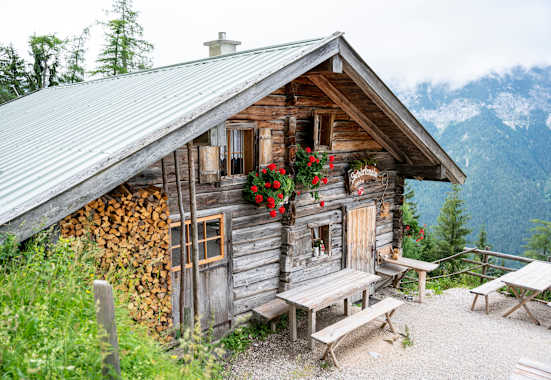 Die Schärtenalm im Nationalpark Berchtesgaden