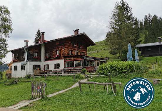 Die Kaindlhütte oberhalb von Kufstein