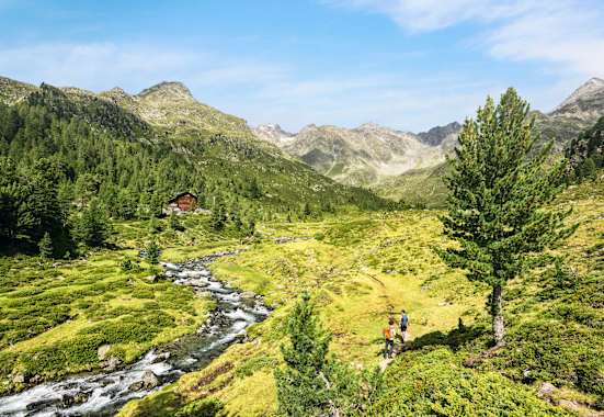 Auf dem Weg zur Lienzer Hütte im Debanttal.