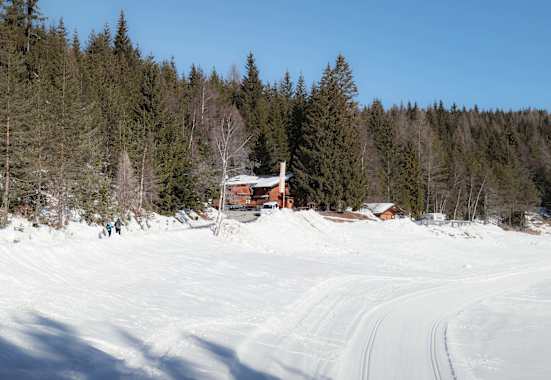 Lottenseehütte im Winter