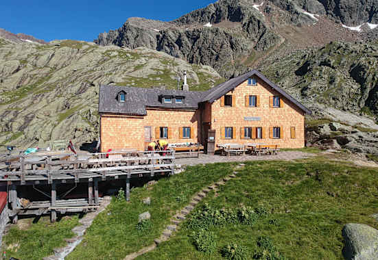 Die Magdeburger Hütte in Südtirol