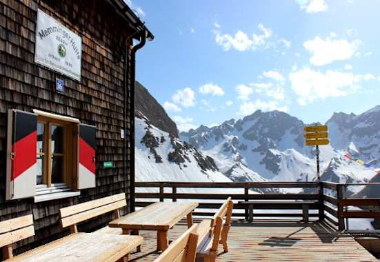 Memminger Hütte - Terrasse