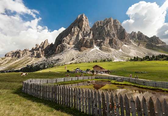 Munt de Fornella am Fuße des Peitlerkofels