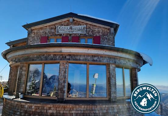 Die Ostler Hütte im Allgäu.
