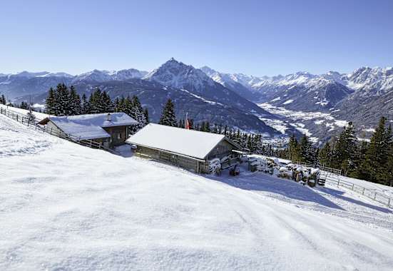 Die Patscher Alm im Winter