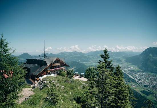 Das Pendlinghaus auf 1.565m Höhe hoch über Kufstein