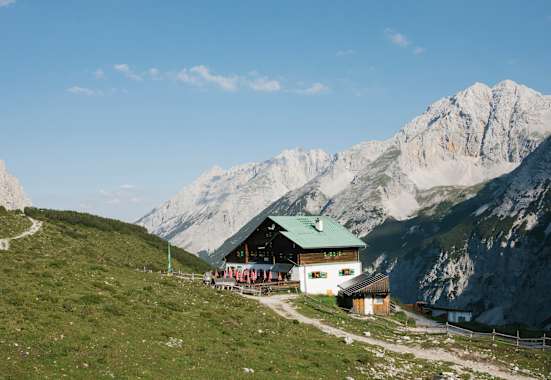 Die Pfeishütte im Karwendel