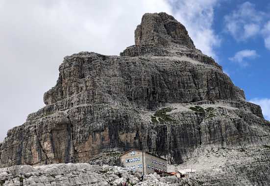 Das Rifugio Pedrotti