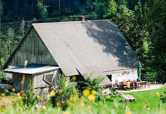 Die Puglalm in den Ennstaler Alpen befindet sich am Hengstpass direkt am „Rundweg auf der Alm“.