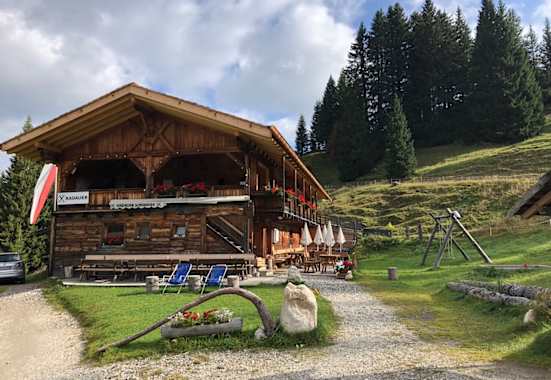 Die Radauer Schwaige auf der Seiser Alm 