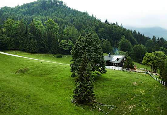 Das Schutzhaus Vorderötscher