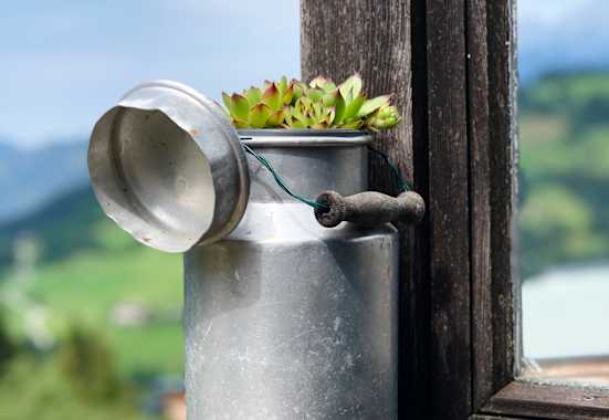 Stilvolles Detail auf der Silleralm